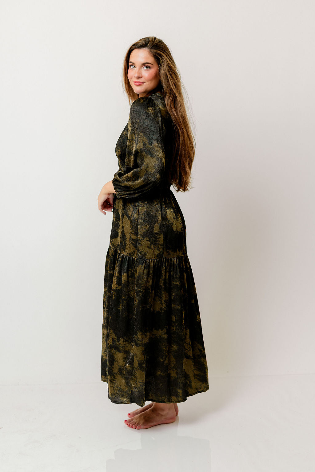 Zia Maxi Dress in Tapenade *Final Sale*
