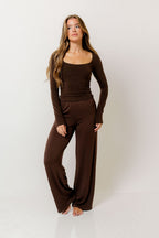 Be Mine Premium Lounge Pant in Espresso