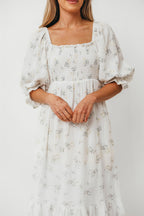 Livvy 100% Cotton  Maxi Dress in Chamomile - Bump Friendly & Inclusive Sizing