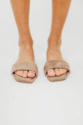 Lumina Taupe Suede Sandal *Final-Sale*