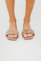 Lumina Taupe Suede Sandal *Final-Sale*