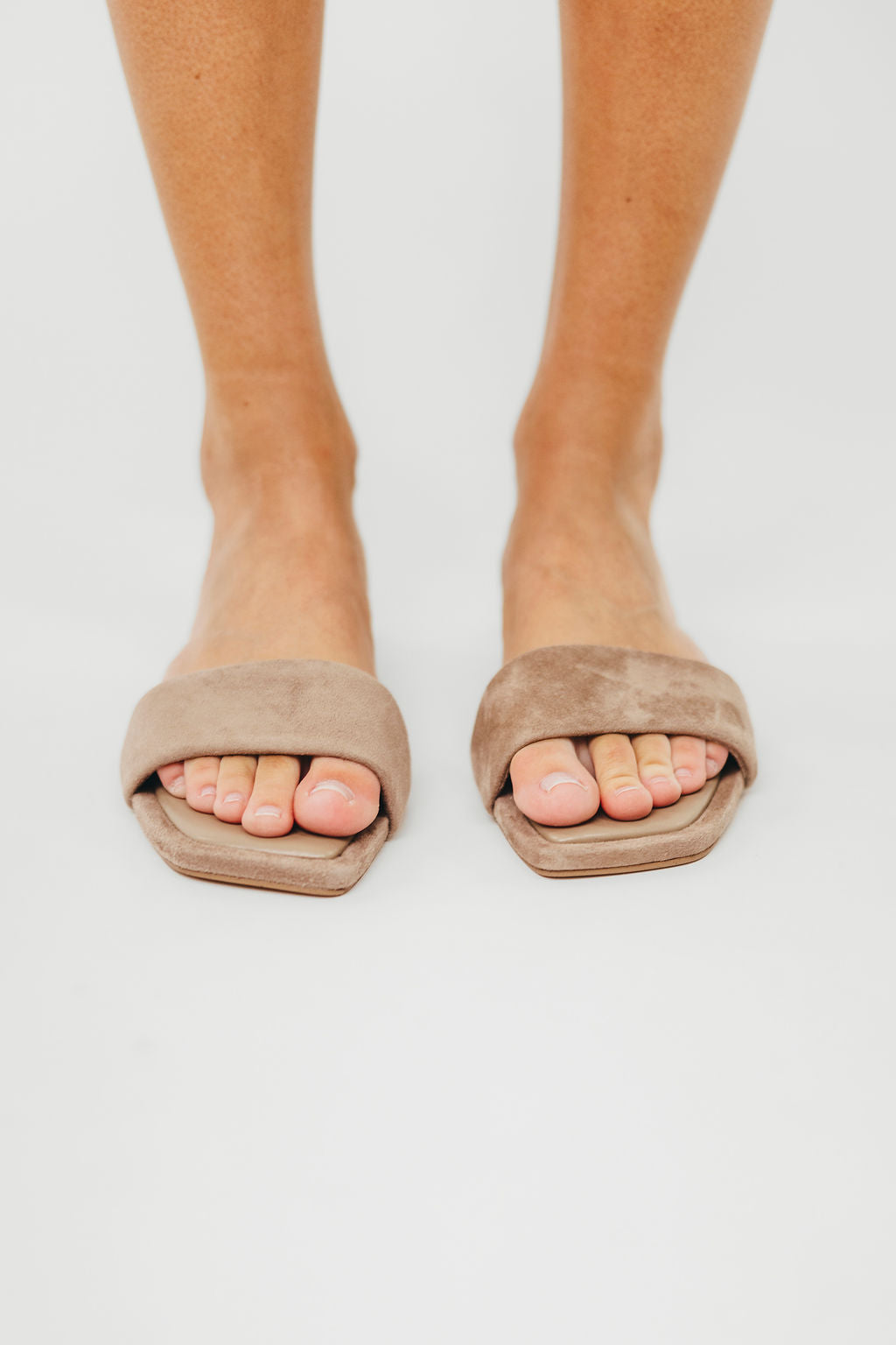 Lumina Taupe Suede Sandal *Final-Sale*