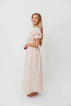 Savanna Steppe 100% Cotton Dress in Pink Rose - Bump Friendly & Inclusive Sizing