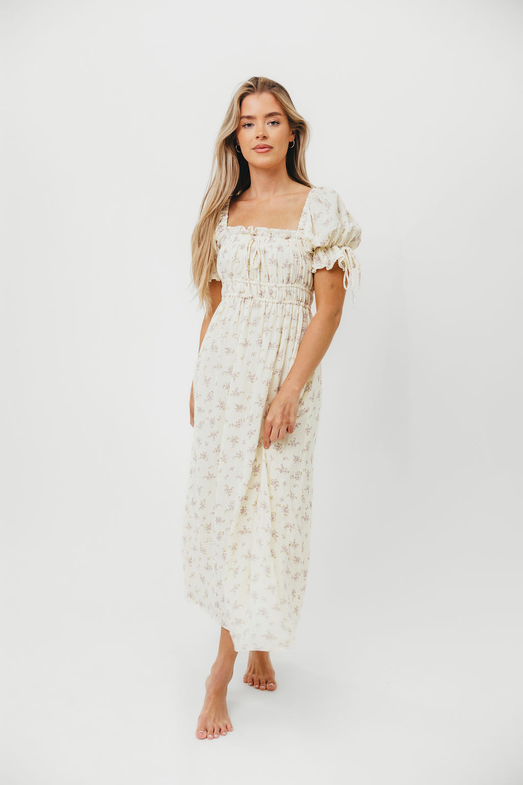 Savanna Steppe 100% Cotton Dress in Lilac - Bump Friendly & Inclusive Sizing (S-3XL)