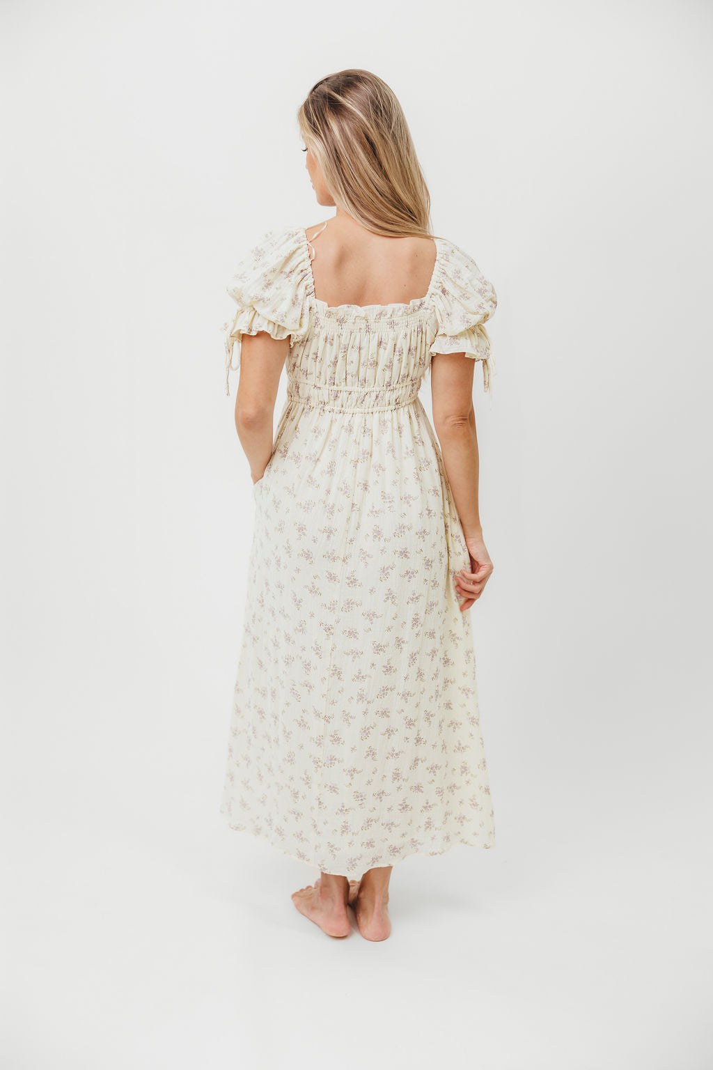 Savanna Steppe 100% Cotton Dress in Lilac - Bump Friendly & Inclusive Sizing (S-3XL)