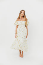 Savanna Steppe 100% Cotton Dress in Cream - Bump Friendly & Inclusive Sizing (S-3XL)