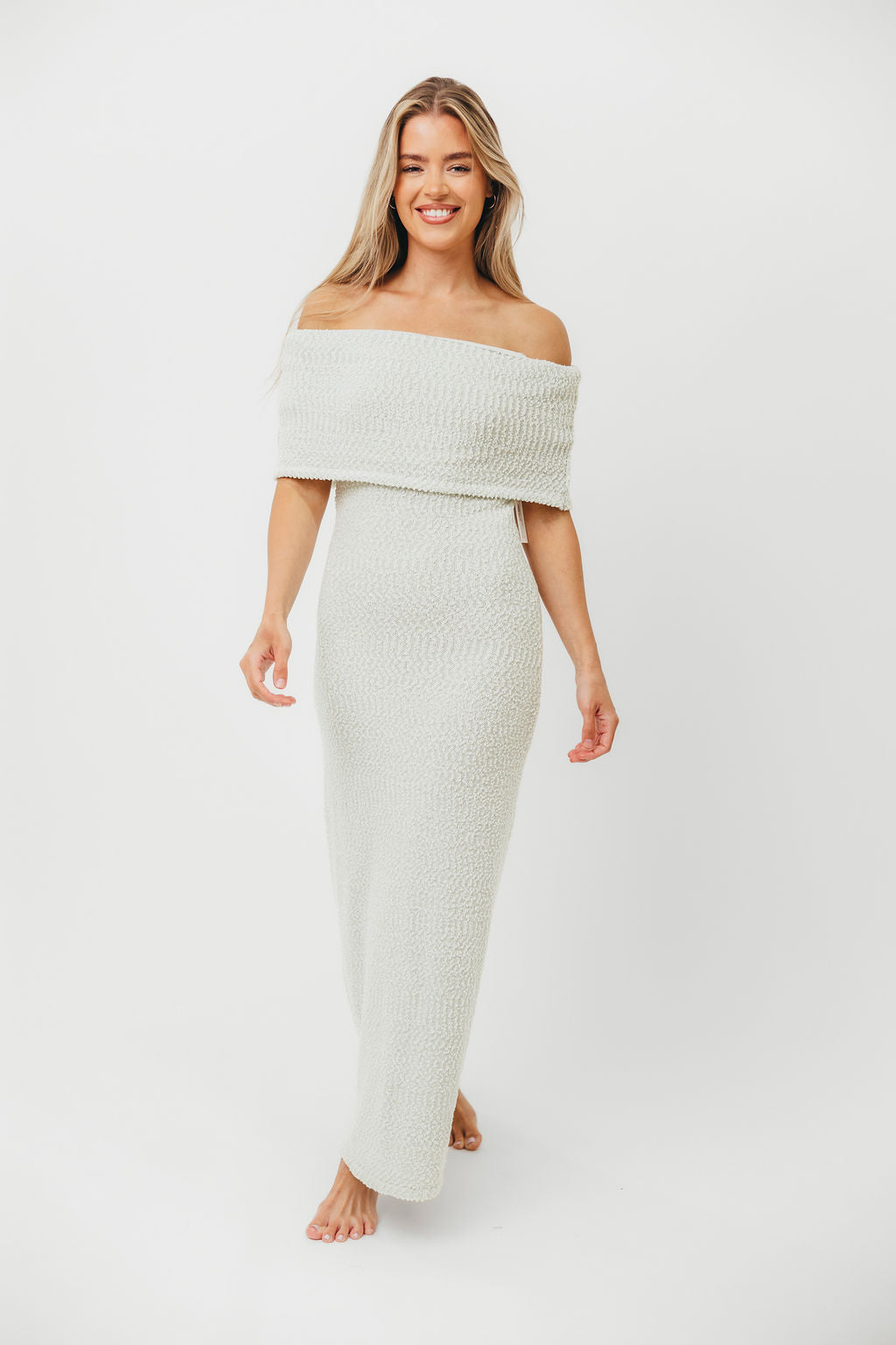 Brit Maxi Dress in Seafoam - Bump Friendly