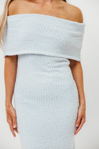 Brit Maxi Dress in Dusty Blue - Bump Friendly