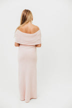 Brit Maxi Dress in Dusty Pink - Bump Friendly