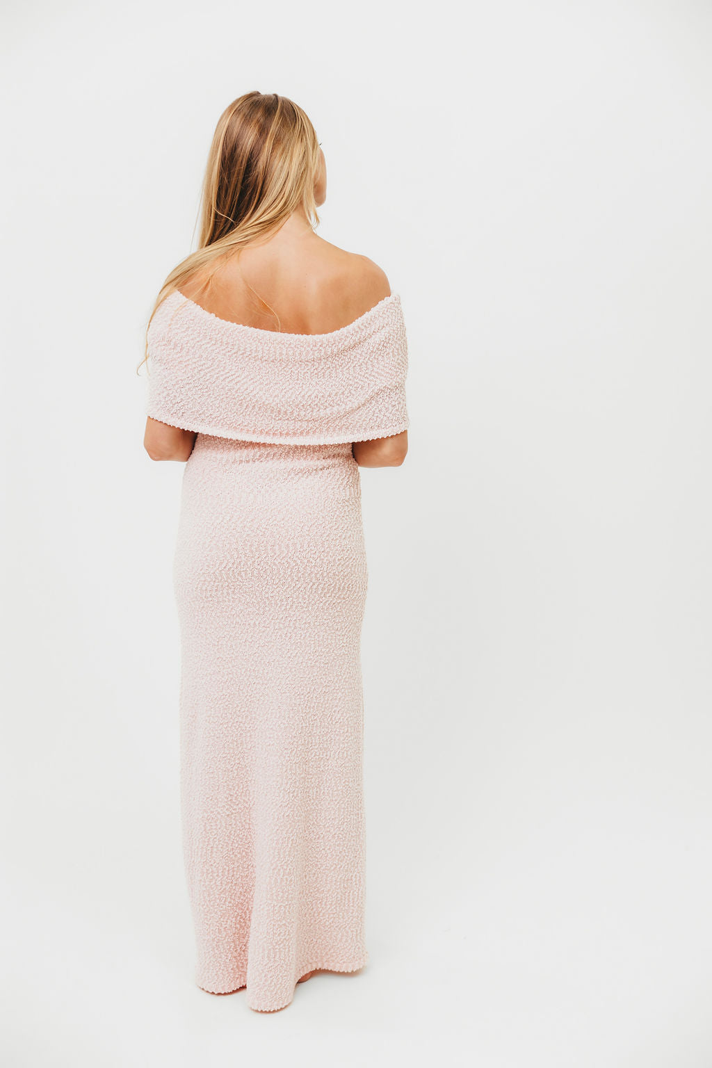 Brit Maxi Dress in Dusty Pink - Bump Friendly