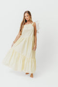 Jordan One-Shoulder Maxi Dress in Vanilla - Bump Friendly *Final-Sale*