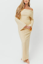 Evella Maxi Dress in Butter Yellow - Bump Friendly & Inclusive Sizing