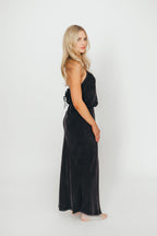 Romana Cami Top and Skirt Set in Black *Final-Sale*