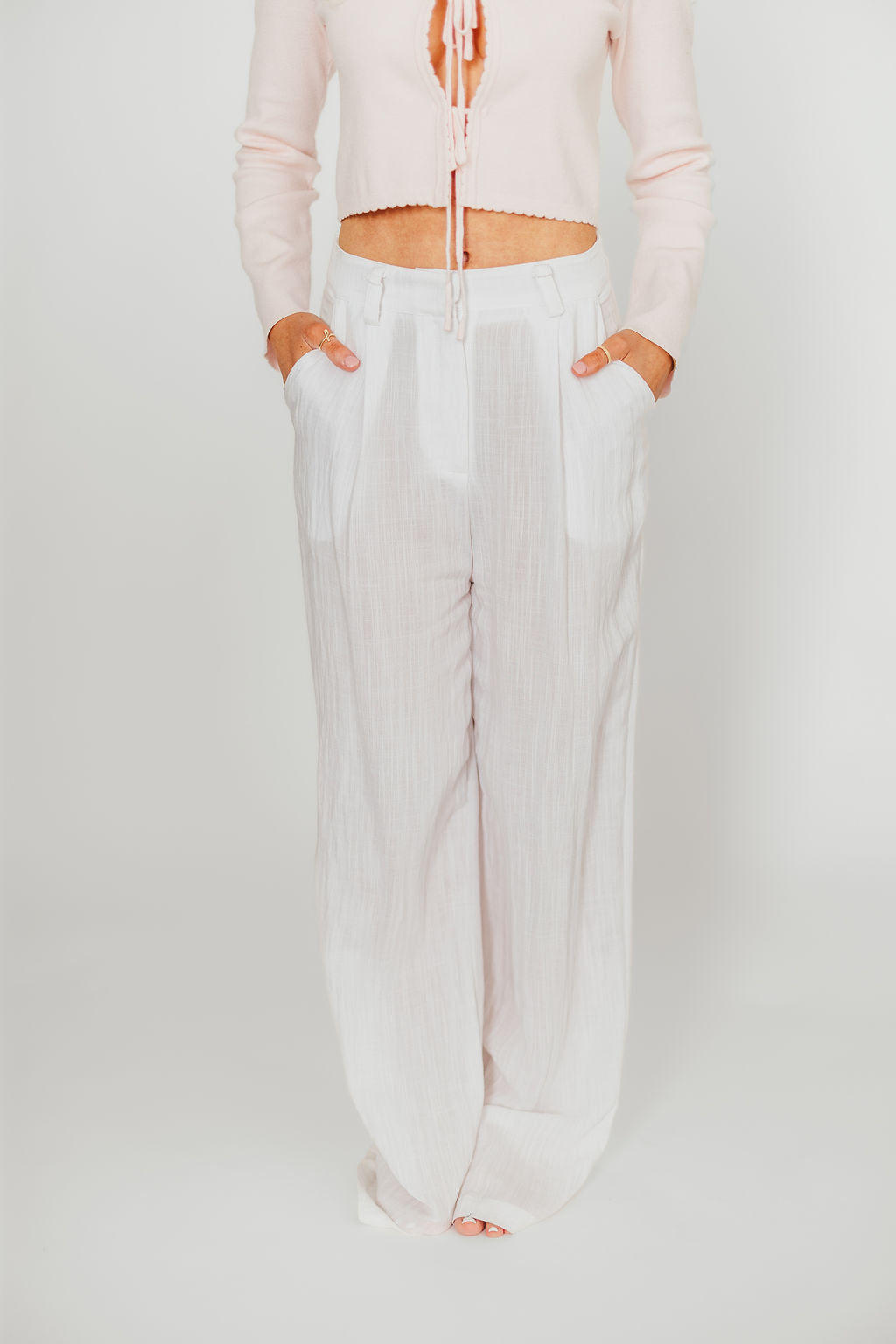 Tamren Pants in White *Final-Sale*
