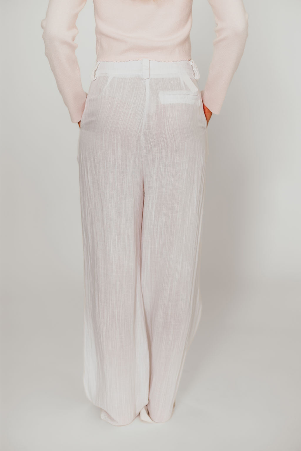 Tamren Pants in White *Final-Sale*