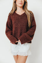 Glen Sweater in Brown *Final Sale*