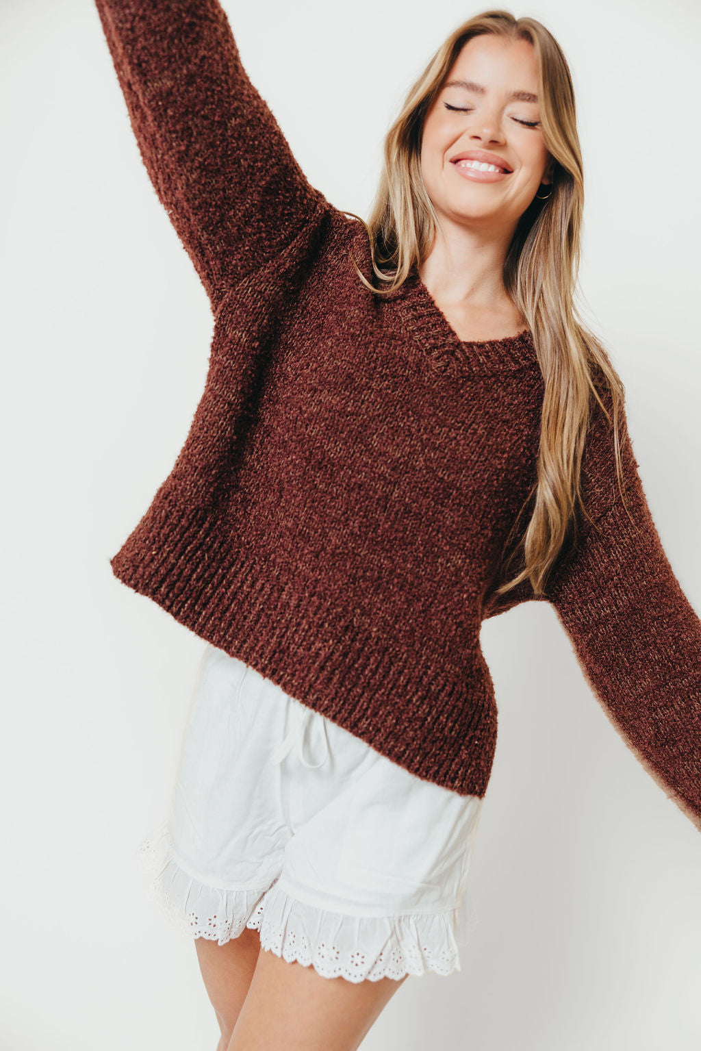 Glen Sweater in Brown *Final Sale*