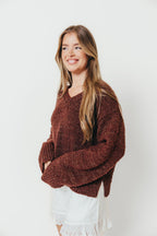 Glen Sweater in Brown *Final Sale*