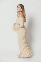 Evella Maxi Dress in Butter Yellow - Bump Friendly & Inclusive Sizing