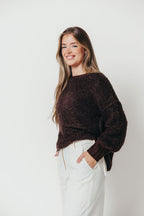 Karlie Sweater in Dark Brown