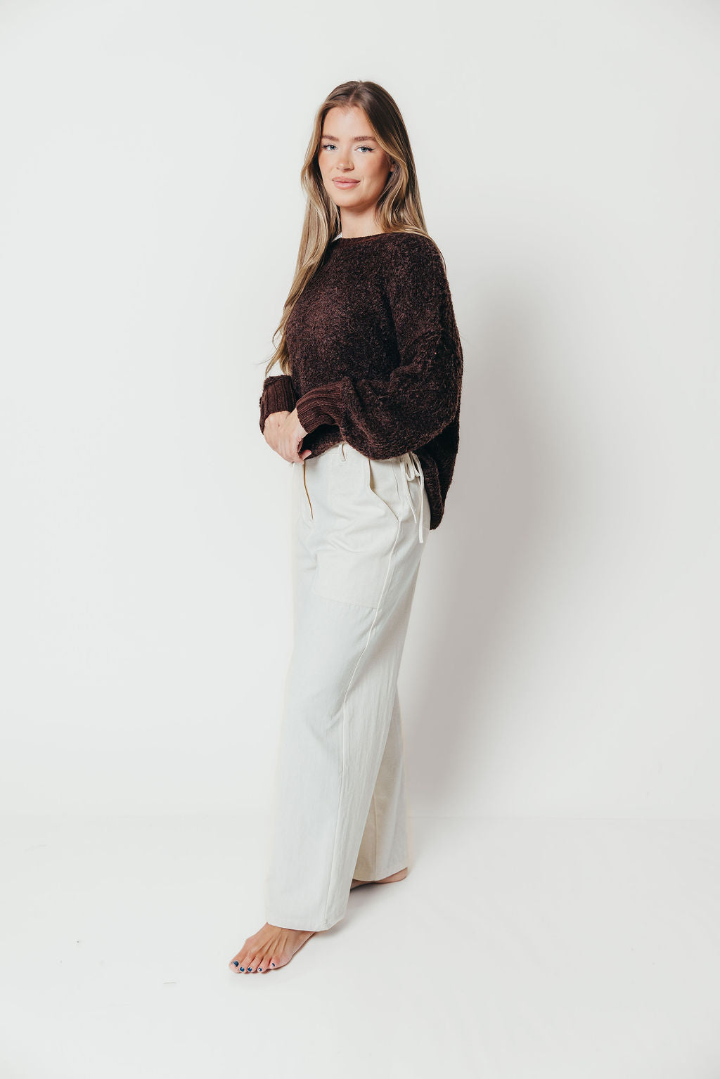 Karlie Sweater in Dark Brown