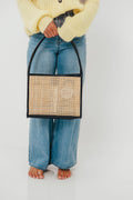 Gatra Rattan Tote in Black *Final Sale*