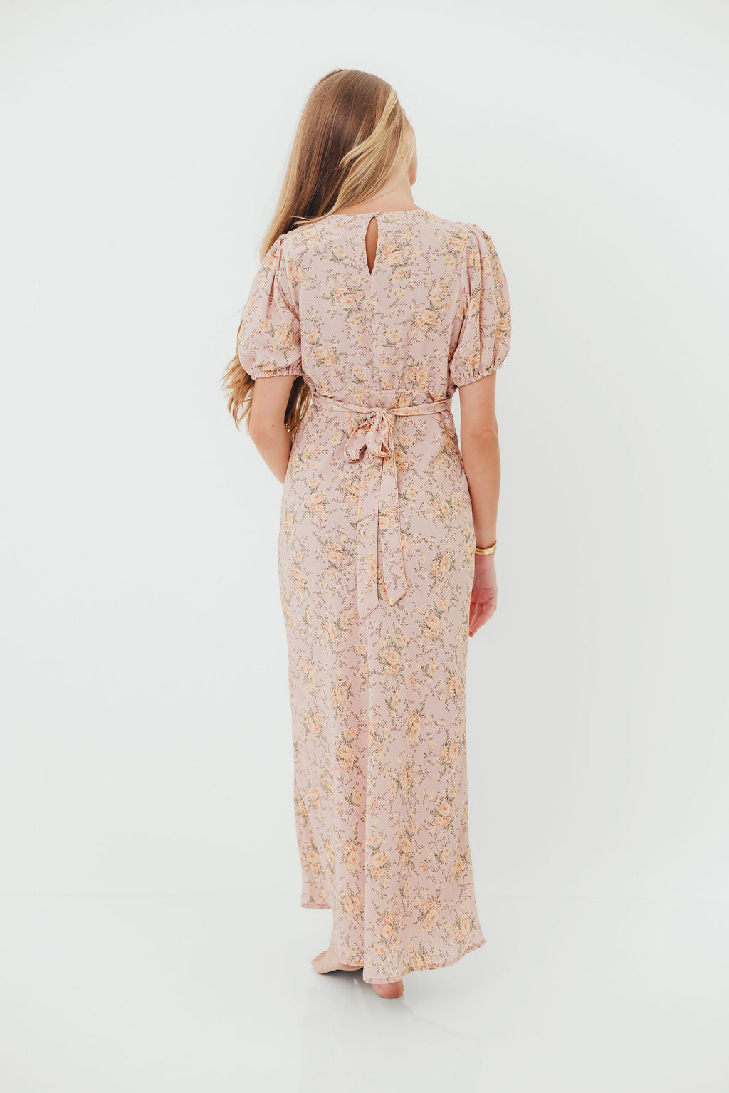 Annie Maxi Dress in Dusty Rose