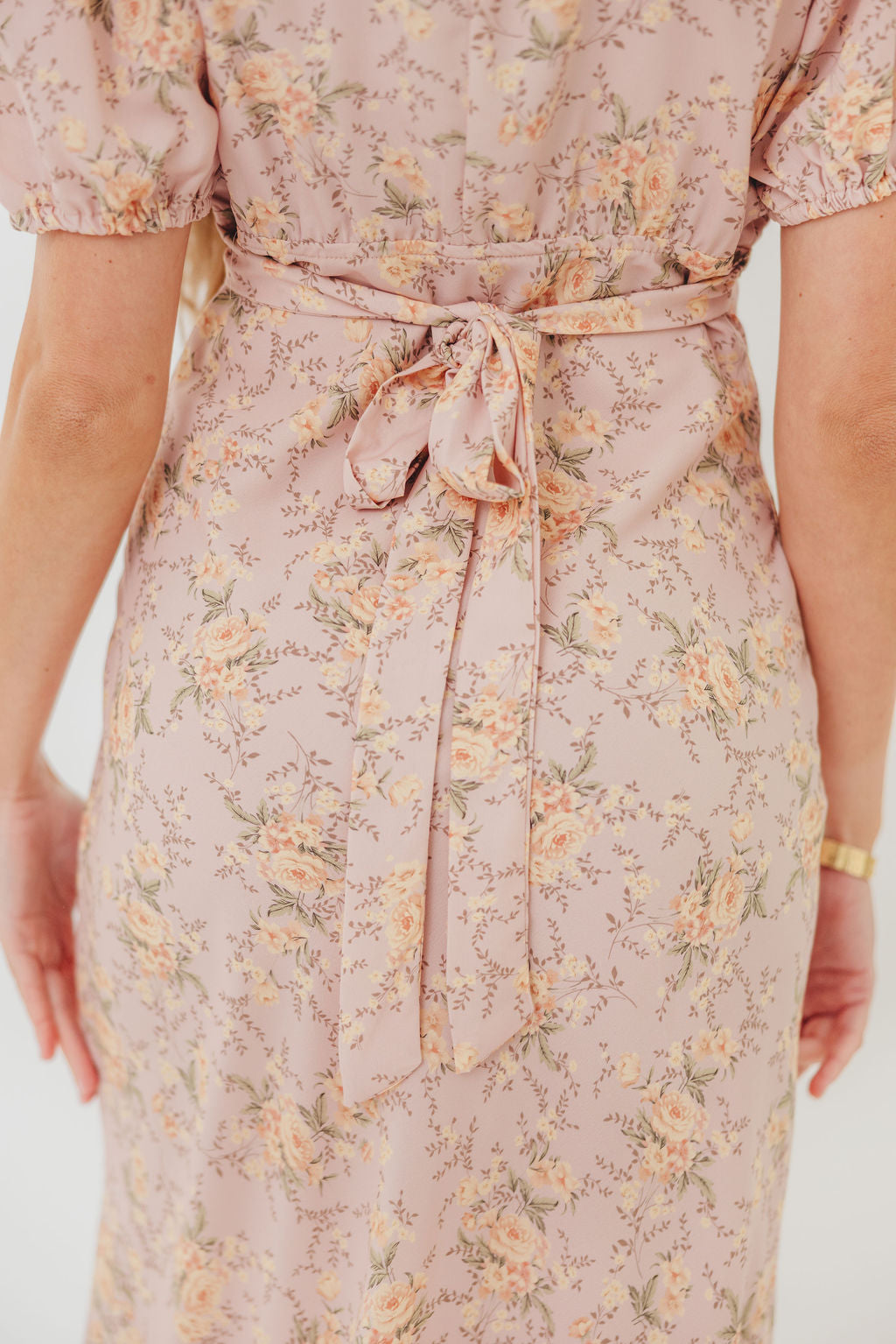Annie Maxi Dress in Dusty Rose