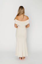 Monroe Maxi Dress in Ivory - Bump Friendly