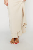 Monroe Maxi Dress in Ivory - Bump Friendly