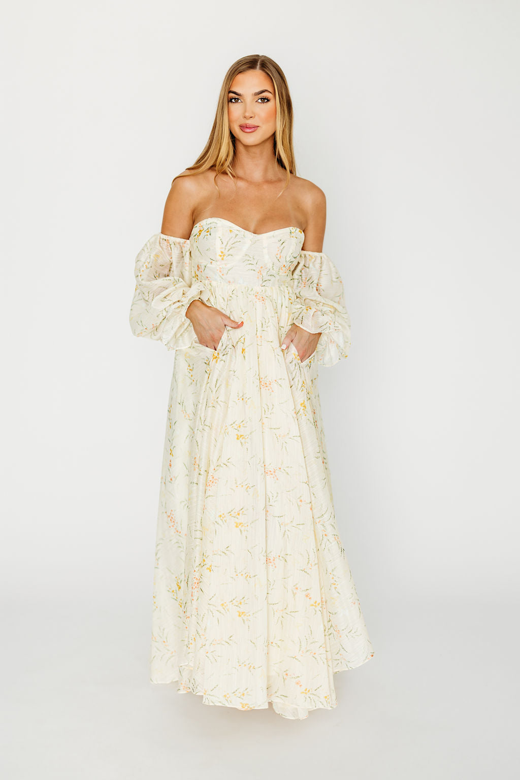 Ryder Grace Maxi Dress in Cream