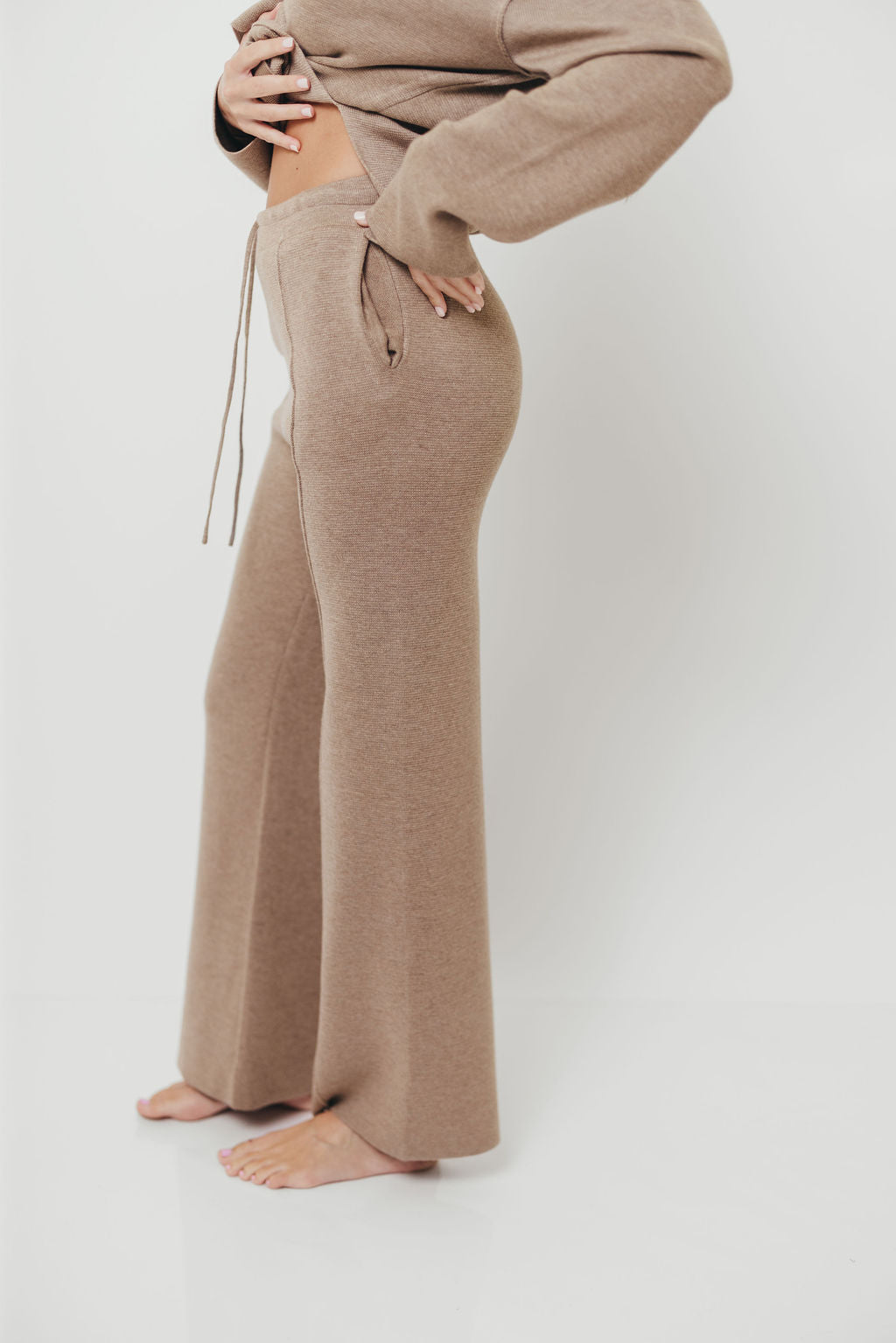 Erina Knit Lounge Pants in Taupe *Final Sale*