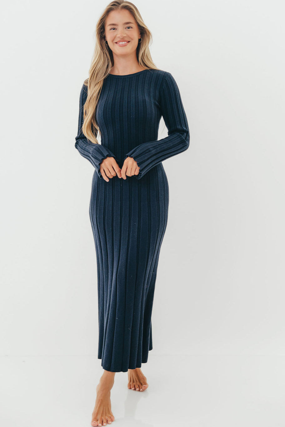 Colette Luxe Maxi Dress in Midnight Navy *Final Sale*