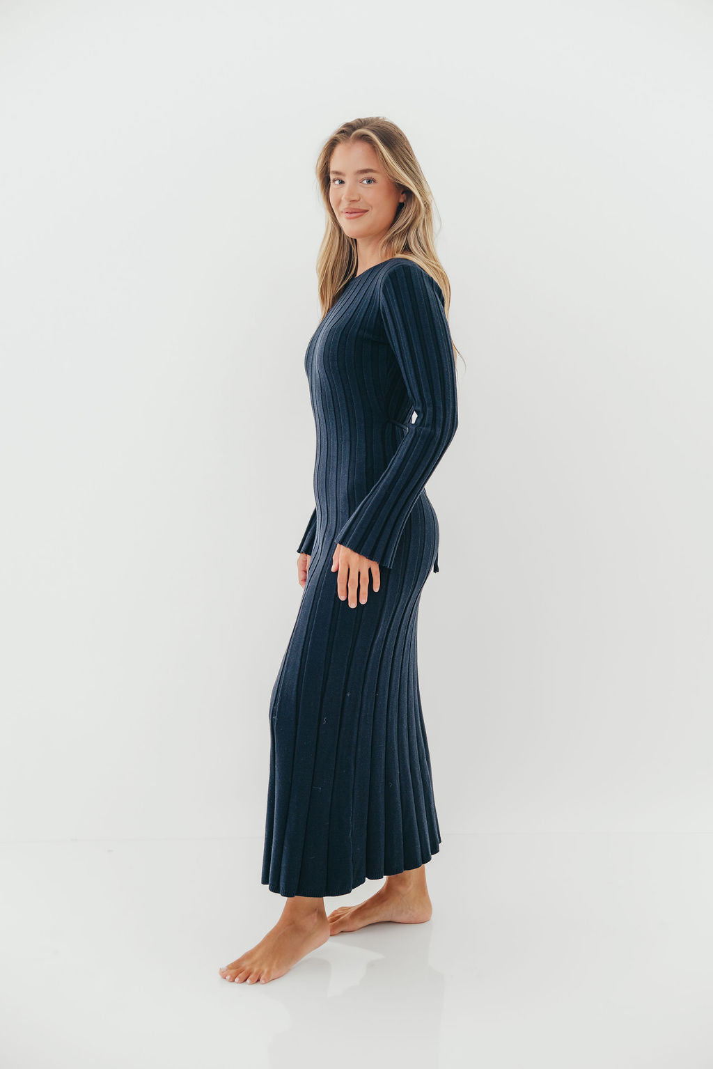 Colette Luxe Maxi Dress in Midnight Navy *Final Sale*