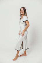 Stephanie Midi Dress in Cream