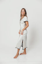 Stephanie Midi Dress in Cream