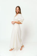 Daydreamer 100% Cotton Maxi Dress in Cream - Bump Friendly *12/29 PRE-ORDER*