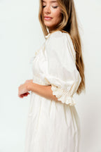 Daydreamer 100% Cotton Maxi Dress in Cream - Bump Friendly *12/29 PRE-ORDER*