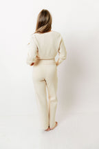 Richie Knit Lounge Pants in Beige