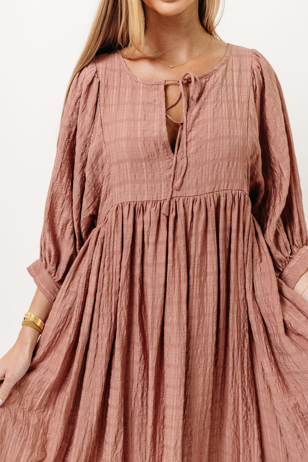 Nadia Soft Horizon Maxi Dress in Mauve