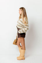 Riggs Boots in Banana Leather