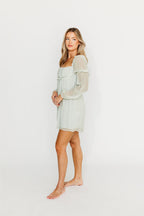 Cyrus Mini Dress in Sage *Final-Sale*