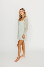 Cyrus Mini Dress in Sage *Final-Sale*