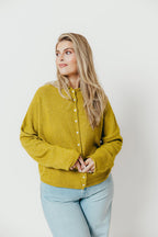 Piper Cardigan in Dijon Yellow *Final Sale*