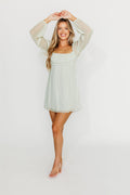 Cyrus Mini Dress in Sage *Final-Sale*