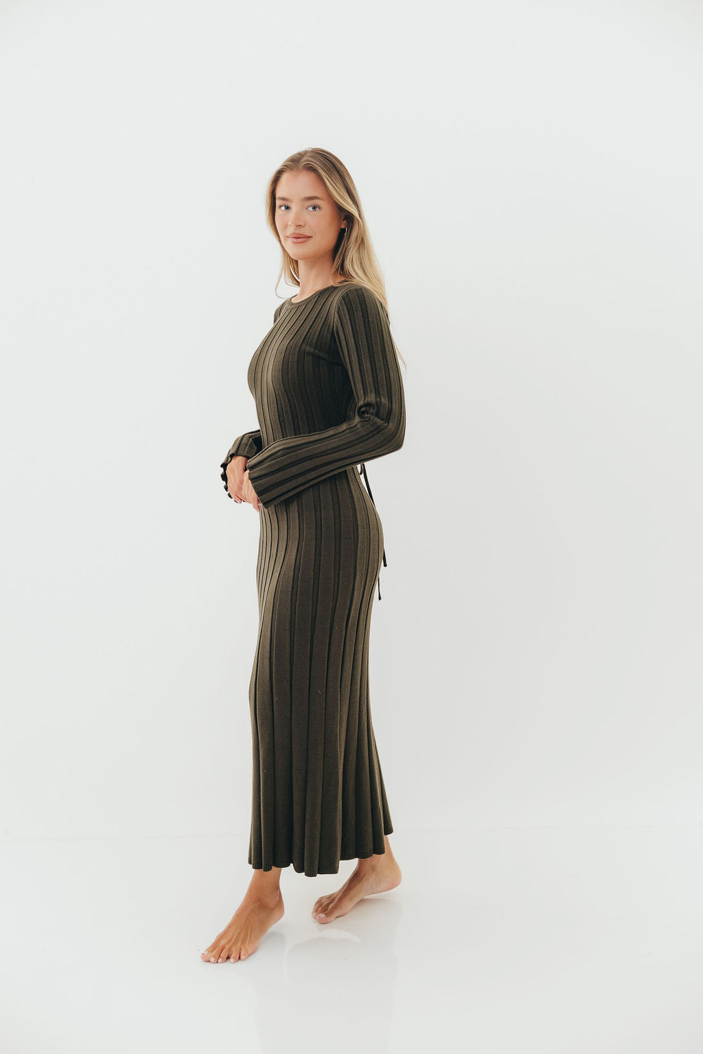 Colette Luxe Maxi Dress in Dark Evergreen *Final Sale*
