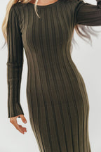 Colette Luxe Maxi Dress in Dark Evergreen *Final Sale*