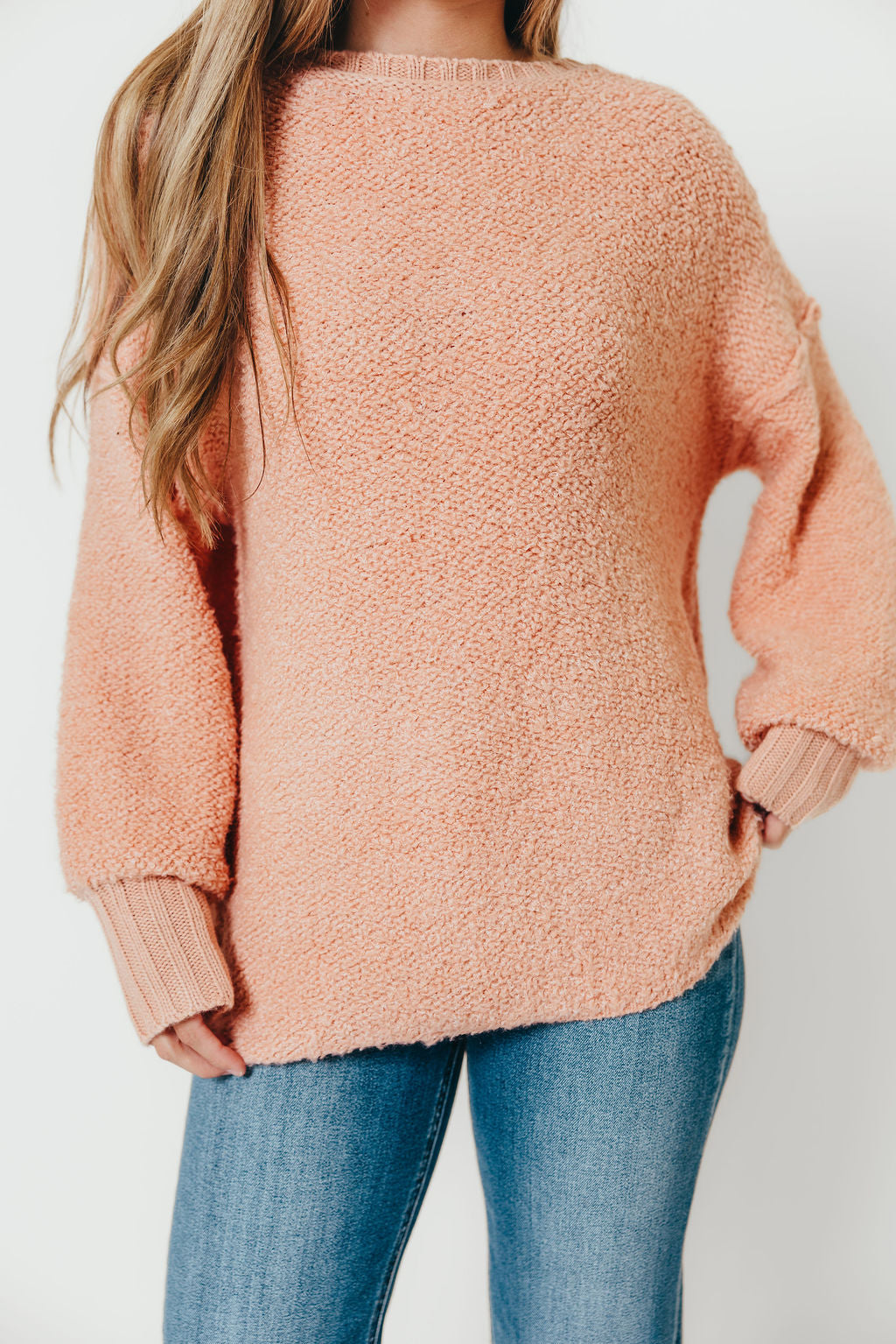 Karlie Sweater in Coral Pink
