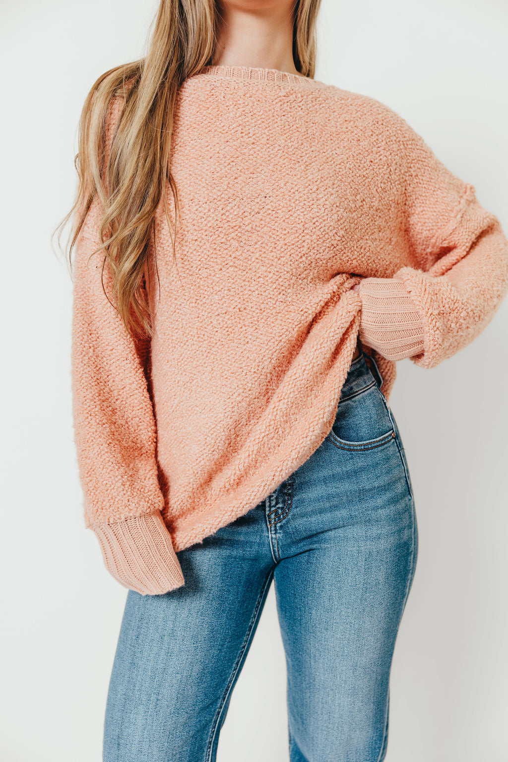 Karlie Sweater in Coral Pink