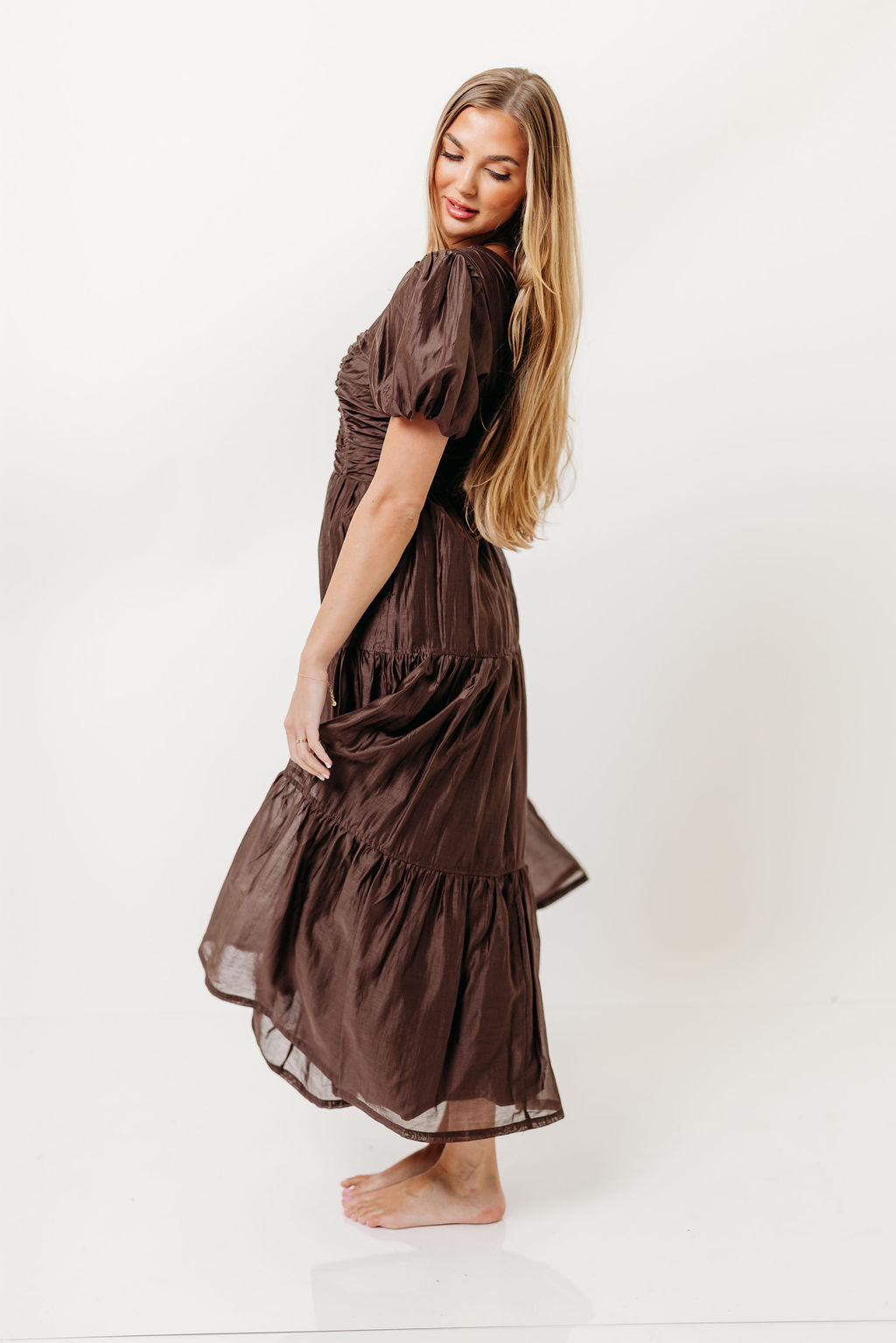 Renee Maxi Dress in Mocha